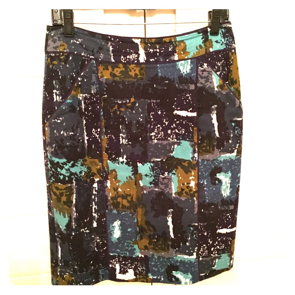 Anthropologie Tabitha Floral Skirt